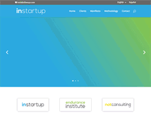 Tablet Screenshot of in-startup.com